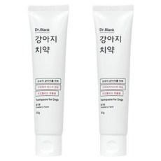 닥터블랭크 강아지 바르는 치약 딸기향, 80g, 2개
