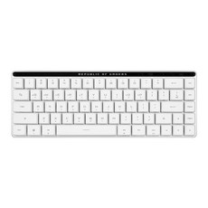 ASUS ROG FALCHION LOW PROFILE RX BLUE 한글 스위치 유무선 게이밍 키보드, 화이트, M603, 청축