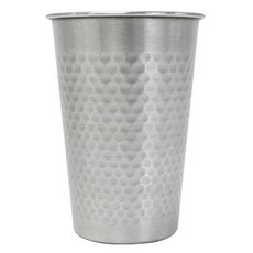 키친유 캠핑 스케치 스텐304 벌집무늬 컵 500ml, 실버, 1개