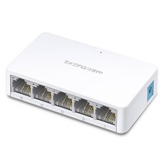 머큐시스 10 / 100Mbps 5포트 데스크탑 스위치, 1개