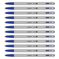 모나미 153 볼펜 0.5mm, 청색, 12개