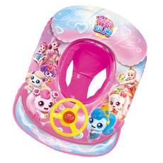 캐치티니핑 유아용 자동차 쿠션보행기, 핑크, 1개