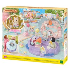 EPOCH Sylvanian Families 森林家族 絲貓寶寶的美人魚店5760, 1個, 混色