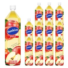 썬키스트 사과주스, 1.5L, 12개
