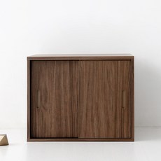 마켓비 MIRANS 2문 수납장 5645 CHM4556, 미들브라운
