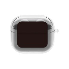 에잇클로드 심플리 갤럭시 버즈3 / 버즈3 프로 공용 일체형 클리어 무선 이어폰 하드 케이스, 블랙, 1개