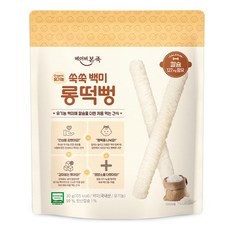베이비본죽 쑥쑥백미 롱떡뻥, 백미맛, 30g, 1개