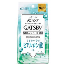 GATSBy 涼感濕紙巾 滋潤型, 42張, 1包