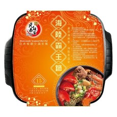 元泰碩宴 自煮精緻火鍋套餐 海陸霸王鍋, 370g, 1盒