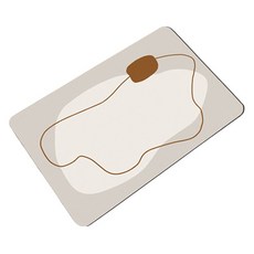 블럭마트 논슬립 규조토 발매트, type3, 1개