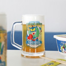 Colley 蠟筆小新動感超人啤酒杯 400ml, 1個