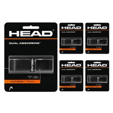 HEAD HEAD 雙消除緩衝墊握把, 5個, 黑色