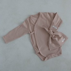 PEEKABOO 童款新莫代爾嬰兒連身衣帽子套裝