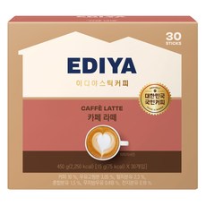 이디야 카페 라떼, 30개입, 1개, 15g