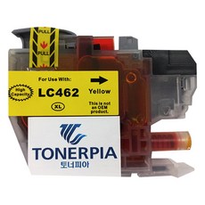 토너피아 브라더 호환잉크 LC462XL, 1개, 노랑