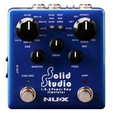 Nux Newx Solid Studio 紅外線與功率放大器模擬器效果器 NSS-5, 1個, 僅身體, 單品