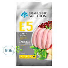 Holistic Recipe SOLUTION 耐吉斯 成犬配方無穀乾飼料, E5 好蛋白火雞餐, 9.98kg, 1袋
