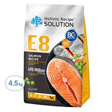 Holistic Recipe SOLUTION 耐吉斯 E8 全齡犬配方無穀乾飼料, 能量鮭魚餐, 4.54kg, 1袋