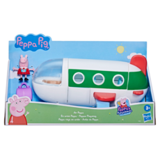 Peppa Pig 粉紅豬小妹 佩佩的噴射機, 適合年齡: 3歲以上, 粉紅，白色，綠色，紅色