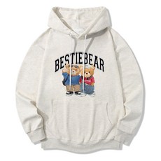 Illuso 特殊棉質標準 Bestie Bear 連帽衫