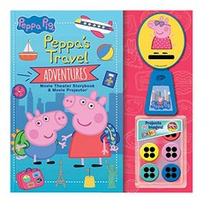Peppa Pig : Peppa's Travel Adventures Storybook & Movie Projector, Studio Fun International