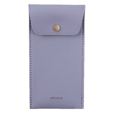 리코즈 레브어 플랫 펜슬케이스, 03 라벤더, 1개