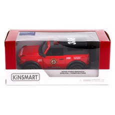 KiNSMAR 2022 福特野馬壓鑄 KT5438PR, 1個, 消防車