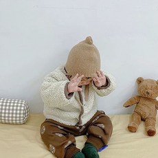 아르베 아동용 솜솜 리버서블 후리스자켓