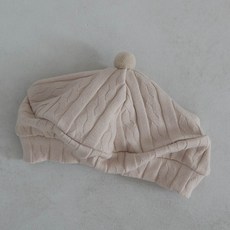 피카부 유아용 꽈배기 베레모