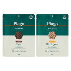 핏펫 강아지 플라고 벌집덴탈껌 아이즈 150g + 힙앤조인트 150g 세트, 혼합맛(눈건강/관절건강), 300g, 1세트