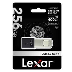 렉사 USB 3.2 초고속 지문인식 보안 USB 메모리 F35 Pro, 256GB, 1개