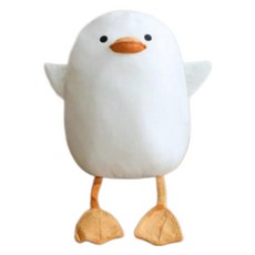 말랑쫀득 꿀잠 선물 안아 오리 모찌 인형, 아이보리, 50cm, 1개