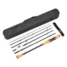 HAIDON 海東 Expedition 6 可儲存淡水山溪海釣竿套裝 C210UL, 混色
