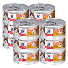 힐스 고양이 어덜트 퍼펙트 다이제스천 치킨 야채 스튜 사료, 닭, 82g, 12개 닭, 82g, 12개