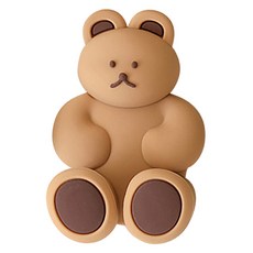 도낫도낫 실리콘 칫솔걸이, 초코, 1개
