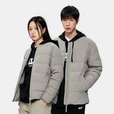 밸롭 남녀공용 슈드 다운 릴렉스핏 경량 패딩 자켓 BA4LDJU001