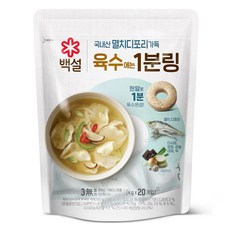 백설 멸치디포리육수에는1분링, 80g, 1개