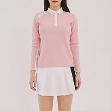 헤일리골프 여성용 라인 로고 긴팔 카라티셔츠 HS-KT1006