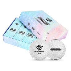 다이아윙스 고반발 비거리 골프공 2피스 42.8mm M5, 화이트, 3개입, 4개