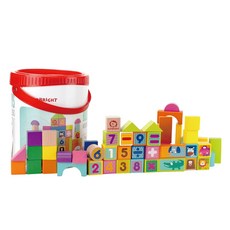 탑브라이트 123 동물 블록 50p, 혼합색상, 1개 혼합색상, 1개
