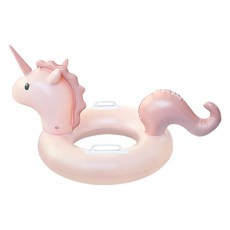 Motherworks 幼兒款獨角獸兒童游泳圈, 1個, 粉色