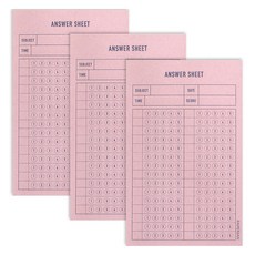 PAPERIAN 製作記事本, 答題卡, 3個