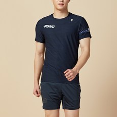 男士運動功能性短袖圓形T恤ERT-3202