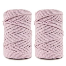누에르고치 마크라메실 파이핑끈 90합 3mm, 2개, 05 인디핑크