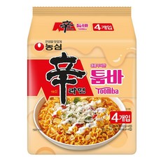 신라면 툼바 137g, 4개