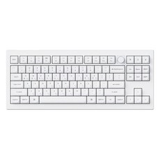 키크론 V3 MAX 유무선 RGB 기계식 핫스왑 텐키리스 키보드, 화이트, V3M-F6, 저소음 적축