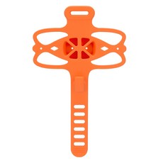 TaVa 矽膠領帶專業桿型自行車手機支架, 橘子, 1個