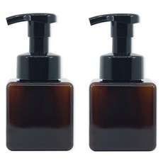 뉴앤룩 디스펜서 핸드워시 거품용기 거품형 250ml, 브라운, 2개