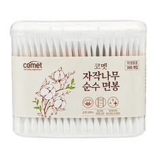 comet 白樺木棉花棒 僅供外用, 3盒, 350支
