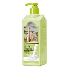 밀크바오밥 퍼퓸 바디워시 라임앤바질, 500ml, 1개